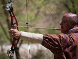 Archer  Archery is the national sport of Bhutan.