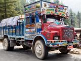 Typical Indian ornamented truck