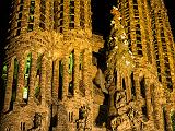 Sagrada Familia at night  Barcelona, Spain