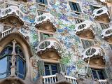 Detail of Gaudi house  Barcelona, Spain