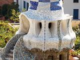 Gaudi house near Park Güell  Barcelona, Spain