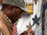 Craftsman fashioning bicycle  Cape Town, South Africa