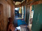 Inside a communal township shack  Cape Town, South Africa