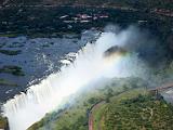 Victoria falls from a helicopter  Victoria Falls, Zimbabwe