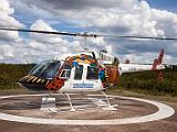 Helicopter for flip over the Falls  Victoria Falls, Zimbabwe