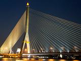 Iconic suspension bridge