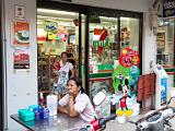 Seven Eleven!  The local Seven Eleven carries the essentials including a good selection of liquors.