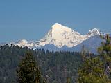 A mountain (name forgotten)  The "real mountains" are the ones which are snow-covered all year.  The Bhutanese feel that if one had to remember all the others, there would be too many.