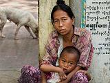 Begging family